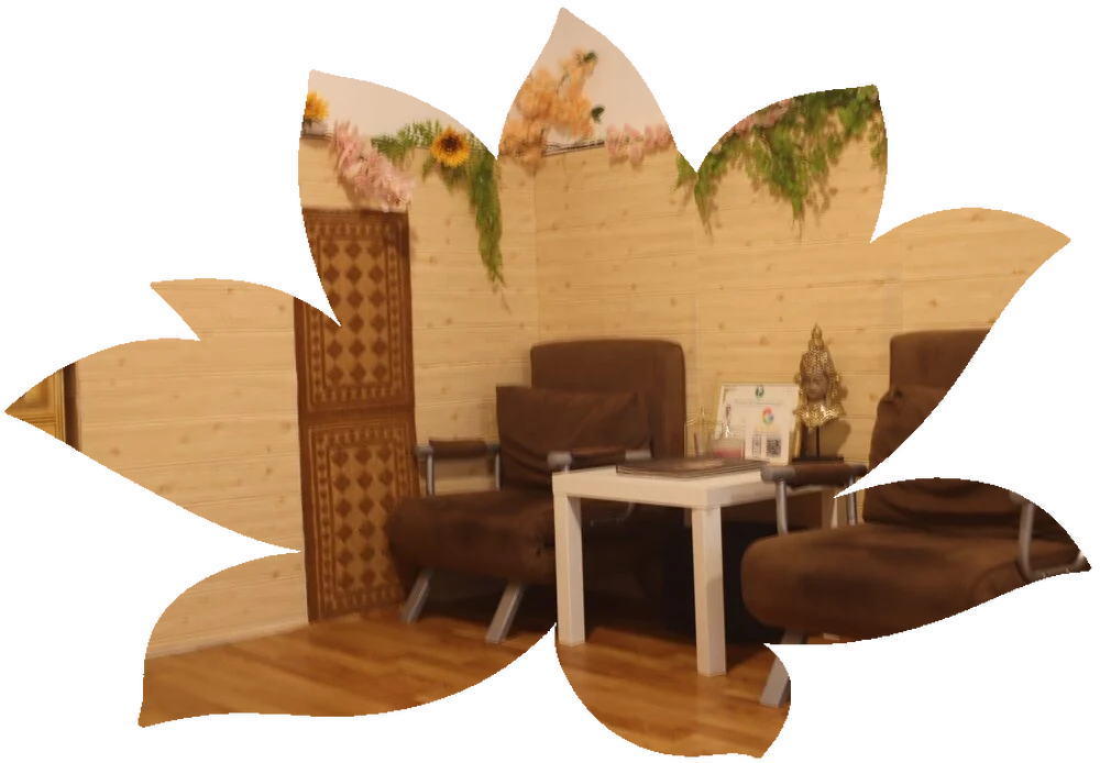 Recepción y sala de espera del estudio