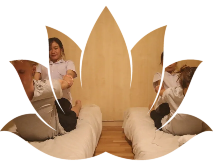Gruppenmassage für mehrere Personen gleichzeitig bei Mantra Thai Massage Barcelona